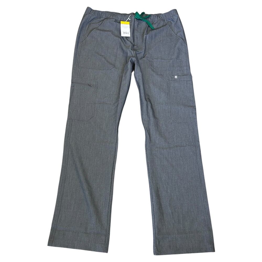 NWT Figs Men’s Graphite Cairo 9 Pocket Cargo Scrub Pants Size XL